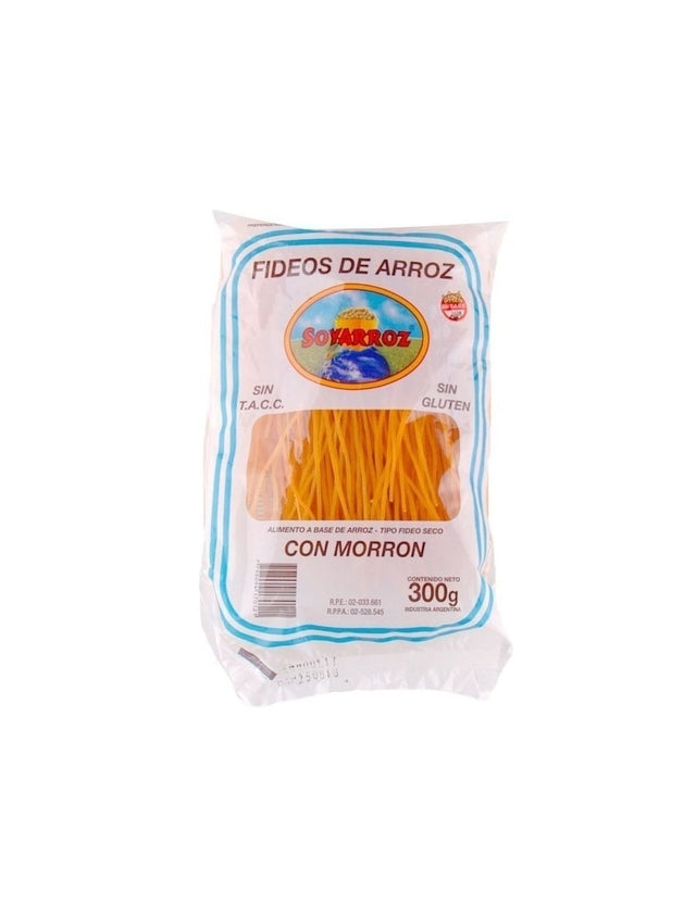 SOY ARROZ - FIDEOS DE ARROZ MORRON X 300 GRS