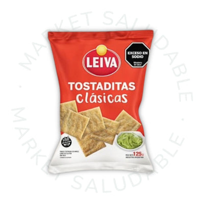 TOSTADITAS DE ARROZ SIN TACC X 125 GRS - LEIVA