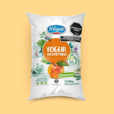 TREGAR - YOGURT BEBIBLE DESC DURAZNO POR x 900 GRS