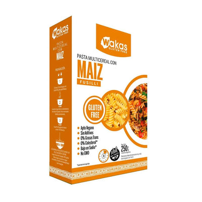 WAKAS - FIDEOS MULTICEREAL X 400 GRS DE MAIZ