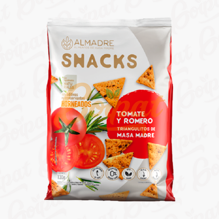 ALMADRE - SNACKS TOMATE Y REMOLACHA X 130 GRS