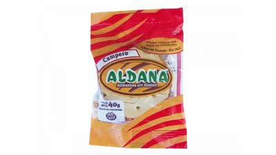 ALFAJOR CAMPERO CON DULCE DE MEMBRILLO X 6UN - ALDANA