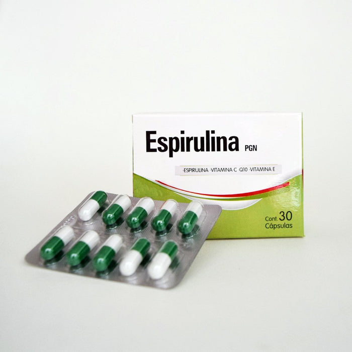 Espirulina x 30 Capsulas - Laboratorio PGN - Winka-store