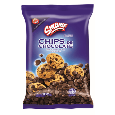 GALLETITAS CON CHIPS DE CHOCOLATE X 180 GRS SIN TACC - SMAMS