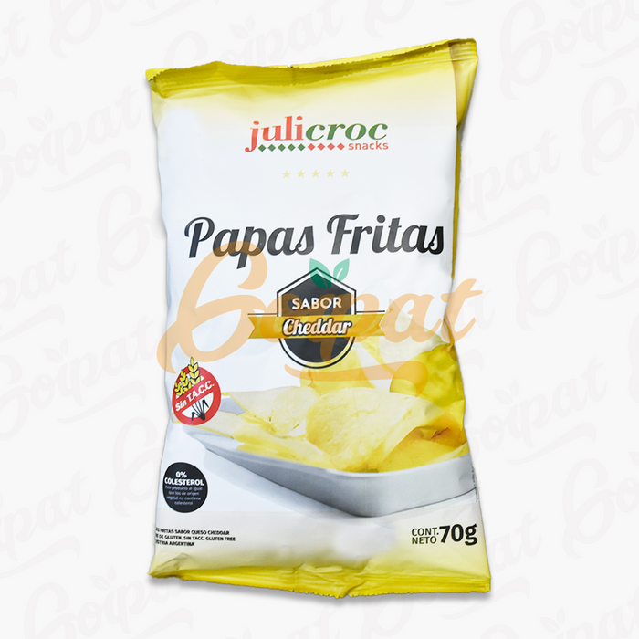 PAPAS FRITAS CHEDDAR X 70 GRS - JULICROC