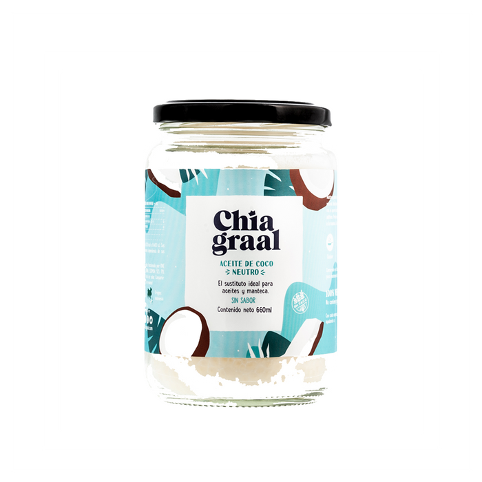 Aceite de Coco Neutro x 360 cc - CHIA GRAAL - Winka-store