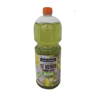 JUGO DE TE VERDE SABOR LIMON CON MATCHA Y STEVIA X 1.5 LITROS - CUARTO CRECIENTE